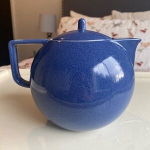 Sasaki Colorstone Sapphire (Textured) Teapot with Lid. Vintage. Like New